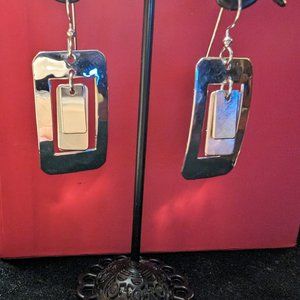 Silver fashion earrings